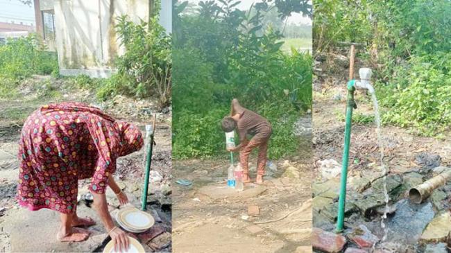 নোবিপ্রবির শান্তিনিকেতনের টং দোকানগুলোতে দূষিত পানি, বাড়াচ্ছে স্বাস্থ্যঝুঁকি